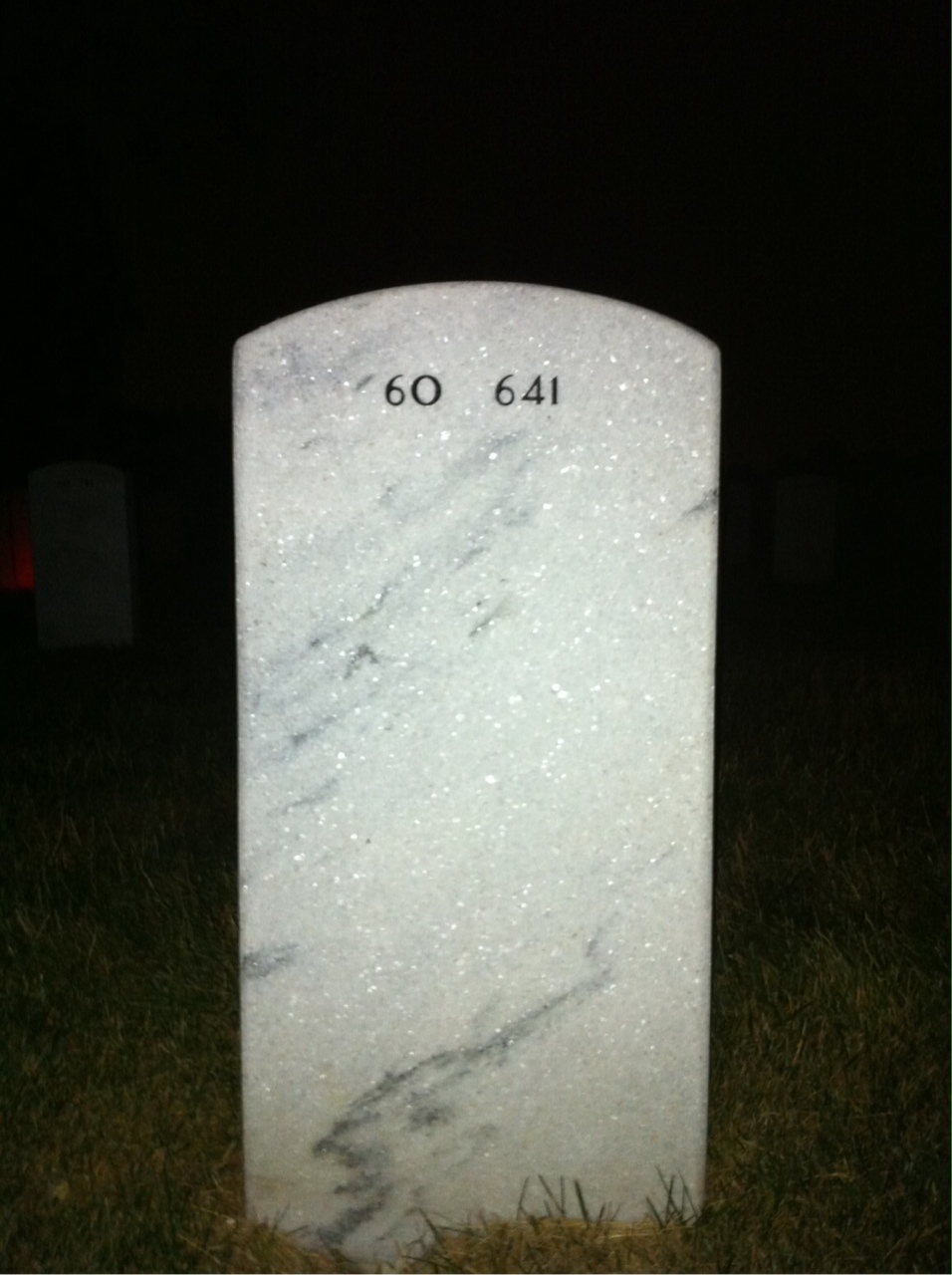 Back of headstone — Claude Spalding