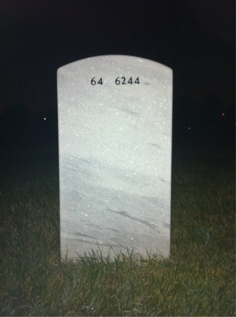 Back of headstone — Raymond Jones