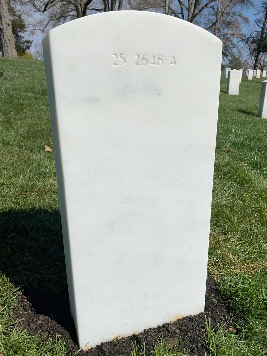 Back of headstone — Michael R Vitali