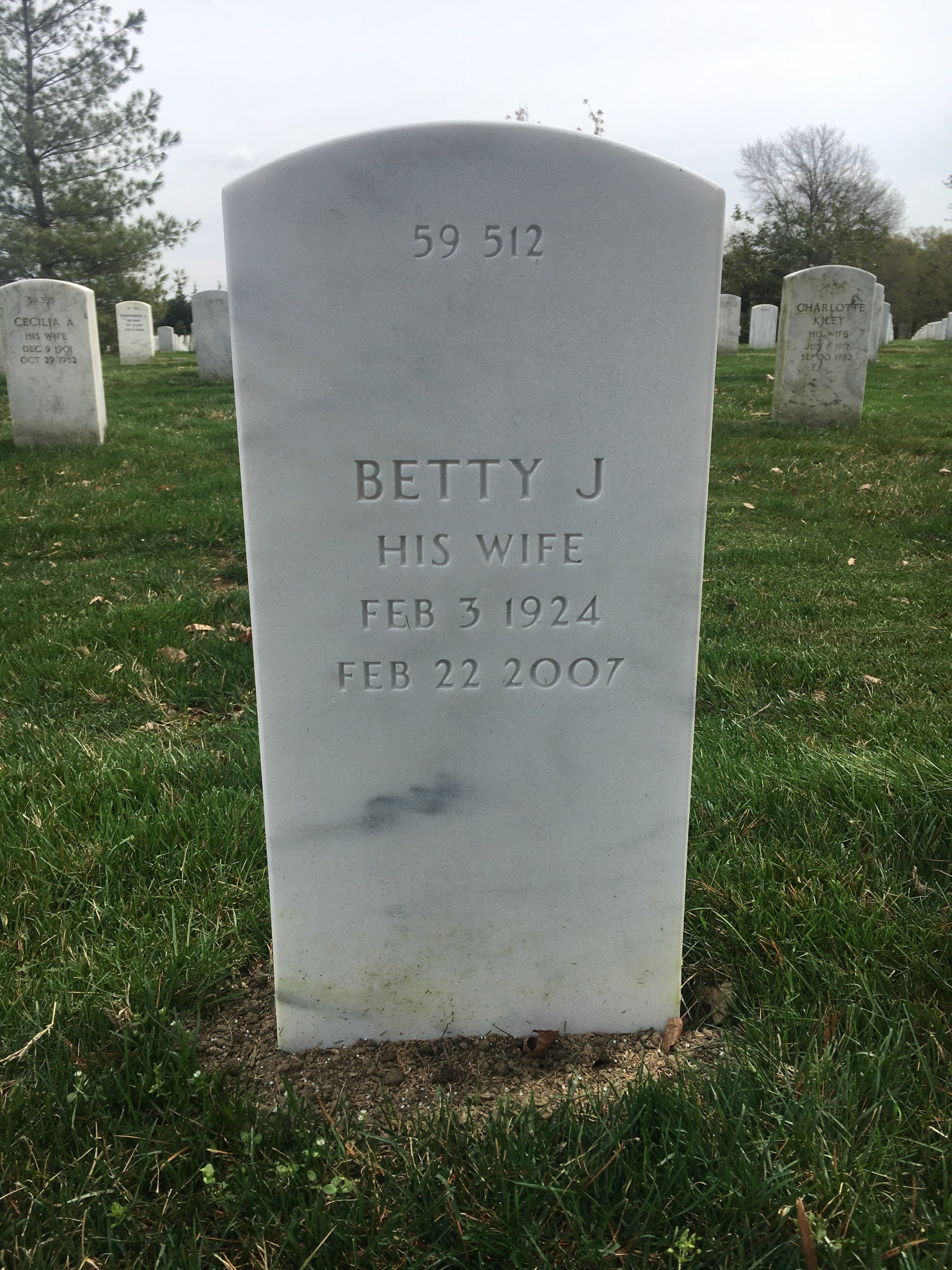 Back of headstone — John Pierce