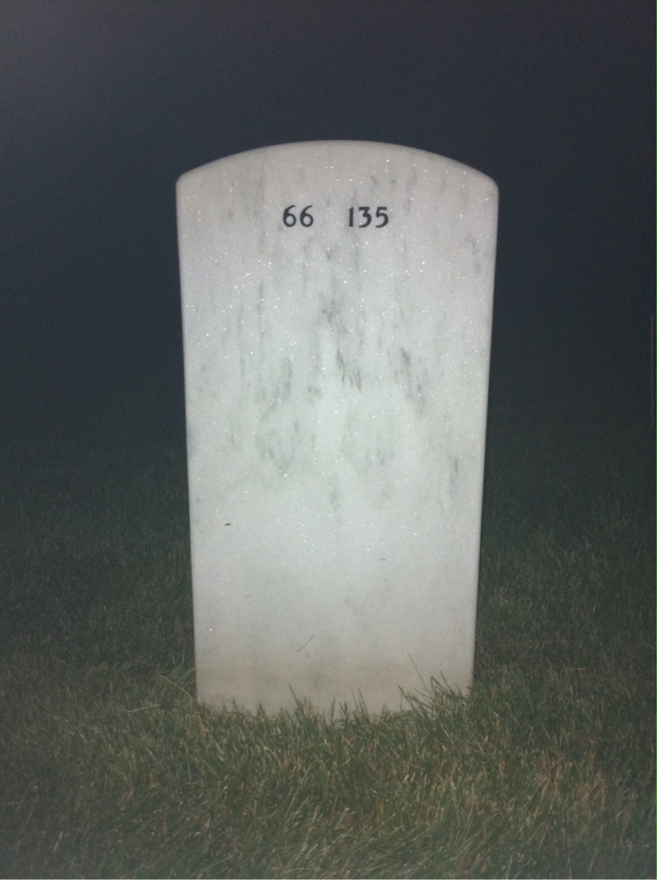 Back of headstone — Sterling Sowden