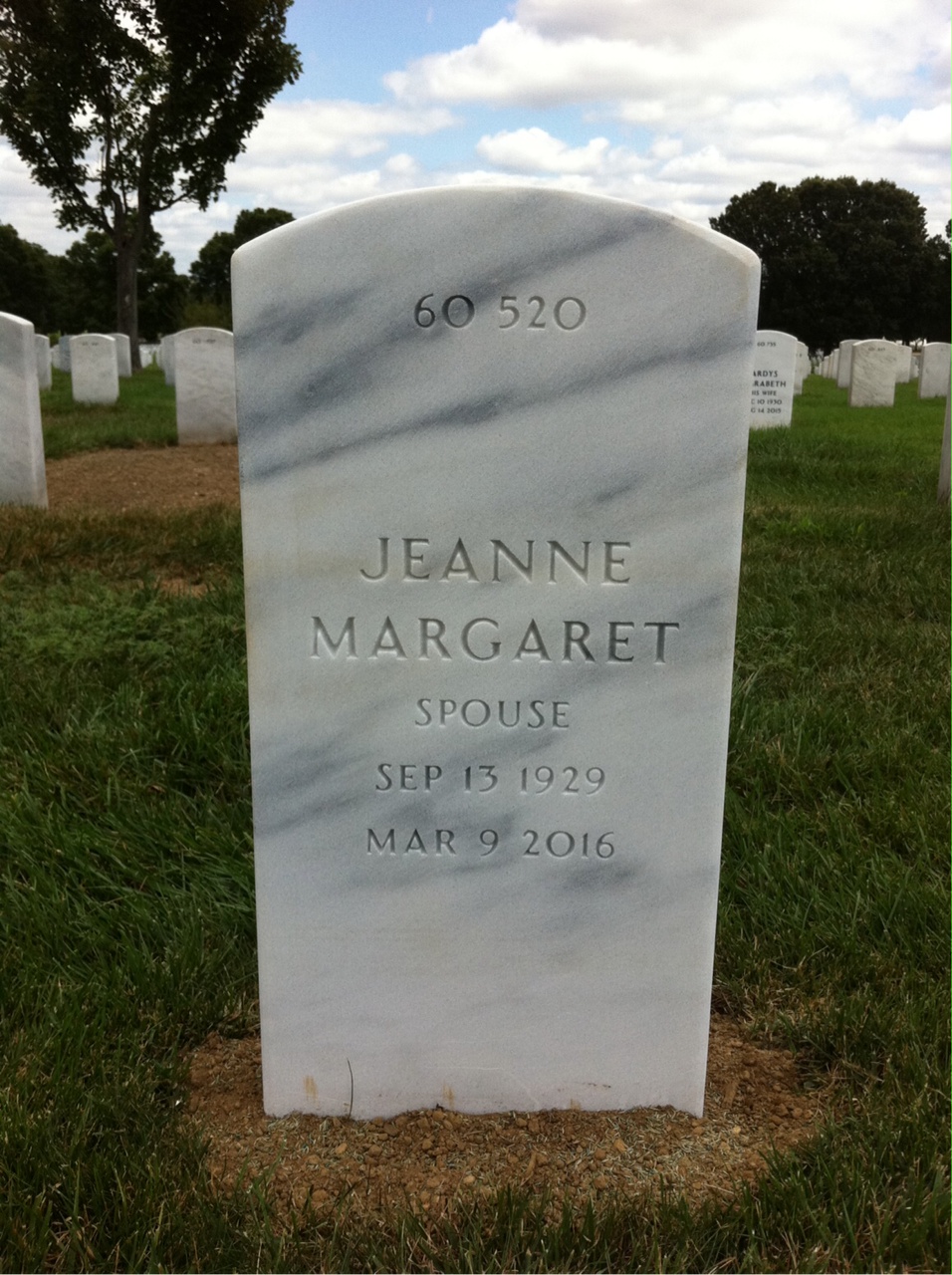 Back of headstone — Donald Ramm