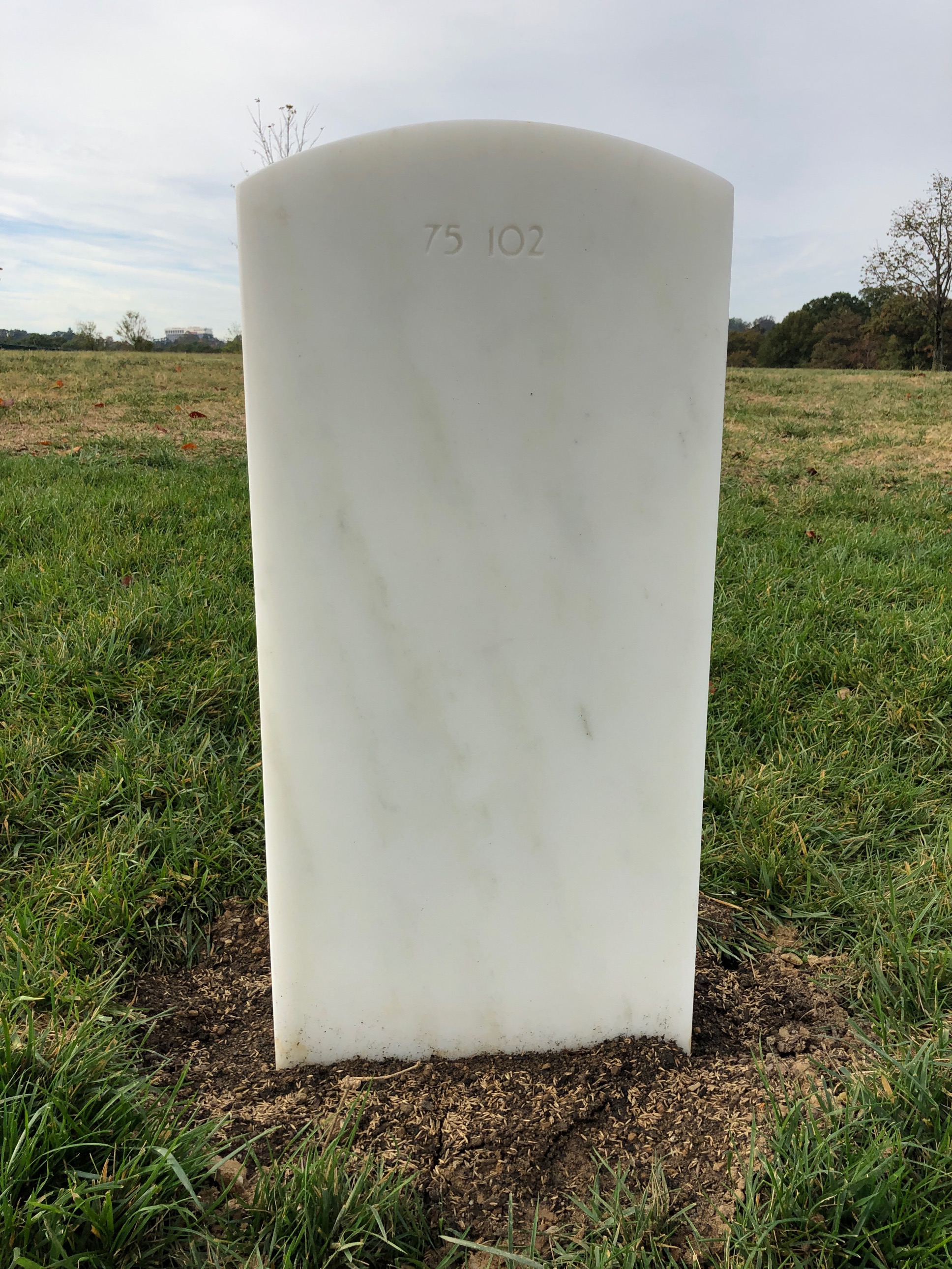 Back of headstone — Jeffrey Biel
