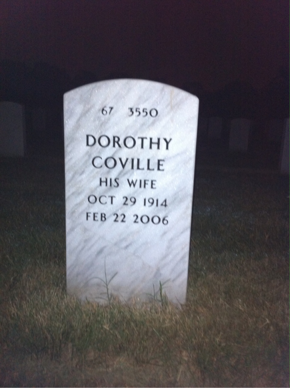 Back of headstone — Frank Grigg