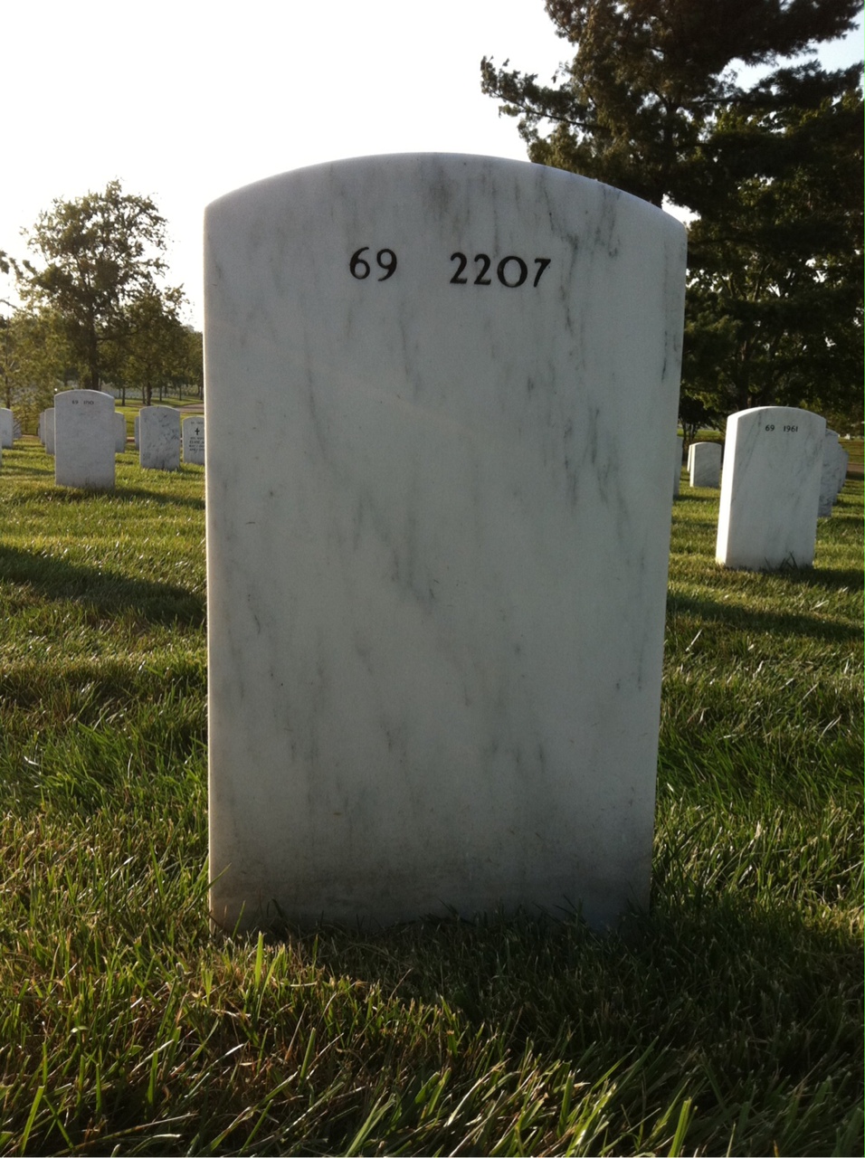 Back of headstone — Linda Chambers