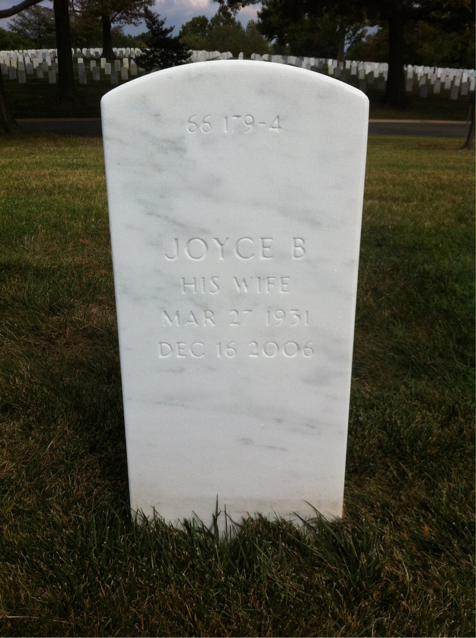 Back of headstone — Robert Austin