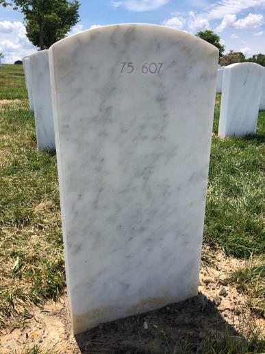 Back of headstone — Timothy Nelson Carey