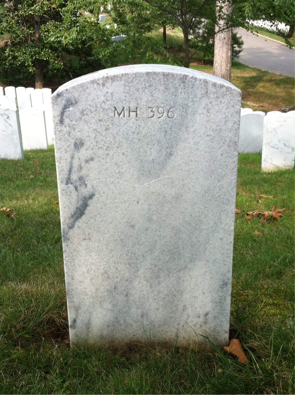 Back of headstone — Robert Morgan