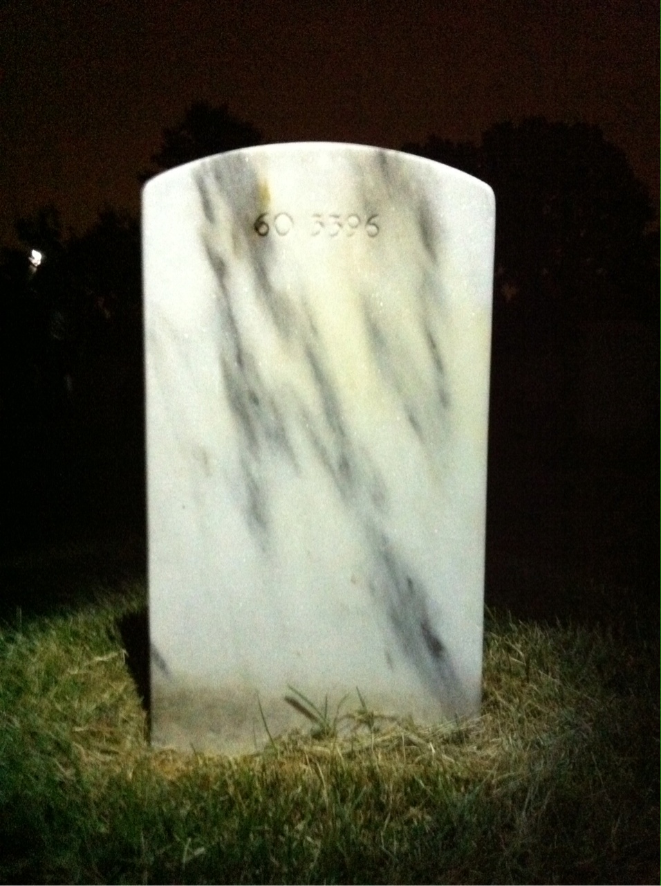 Back of headstone — Therese Murphy
