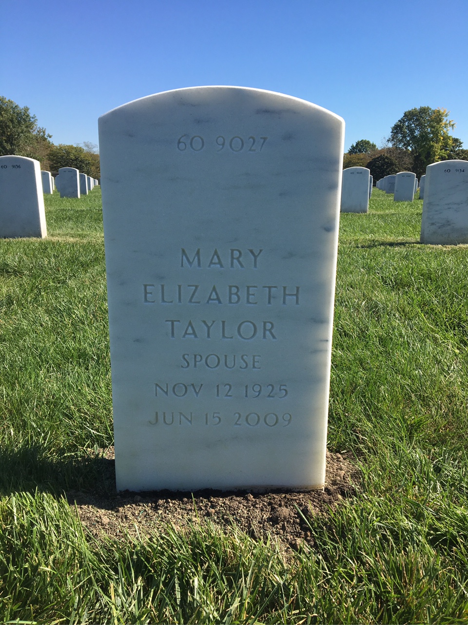 Back of headstone — Bennie Hooks