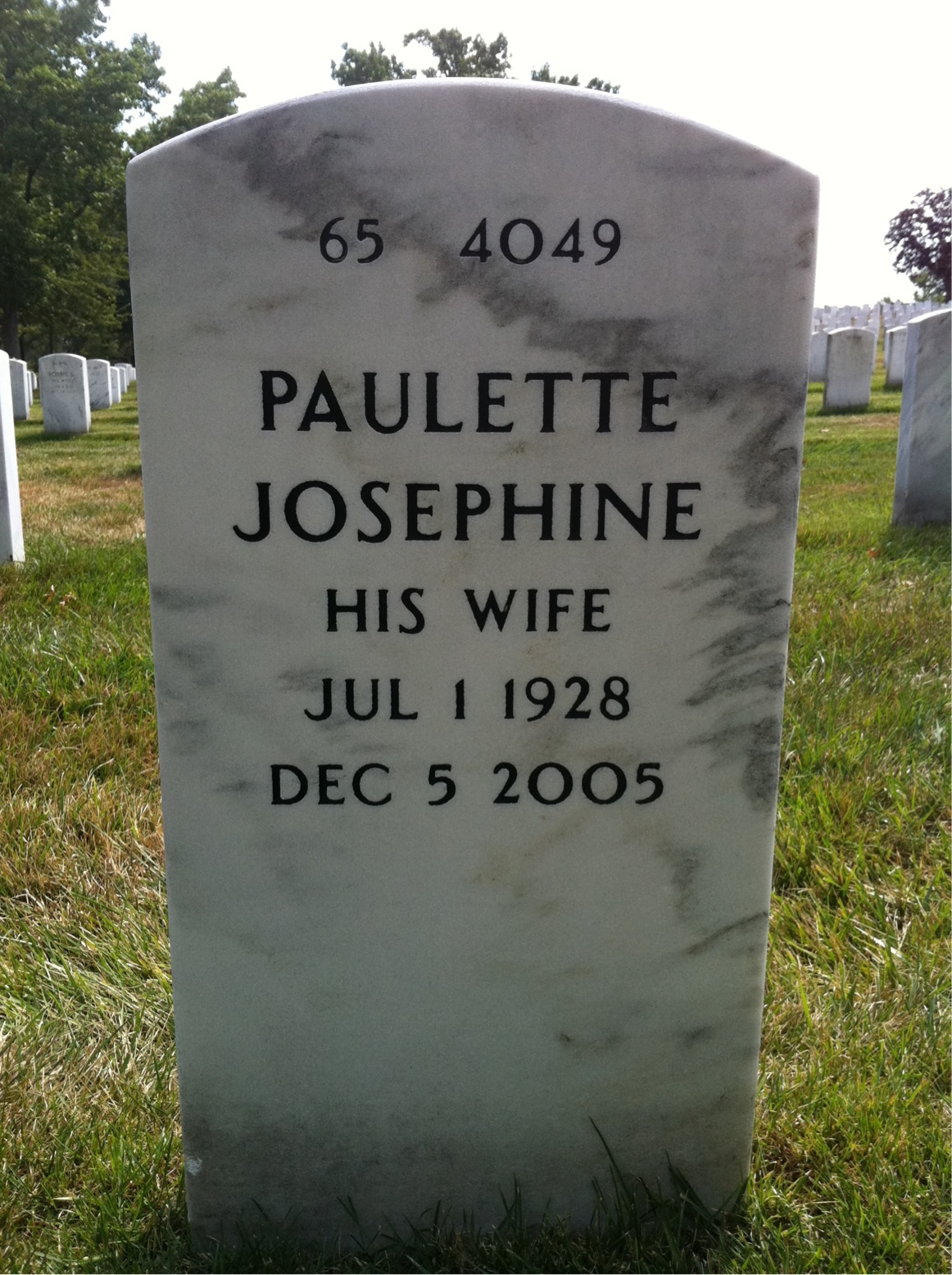 Back of headstone — Jeremiah O'Donovan