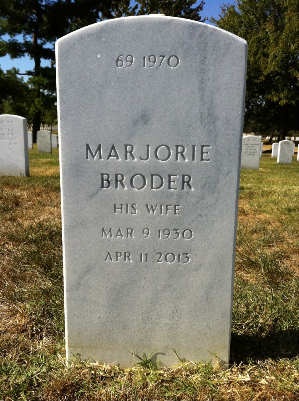 Back of headstone — Nathan Rosenthal
