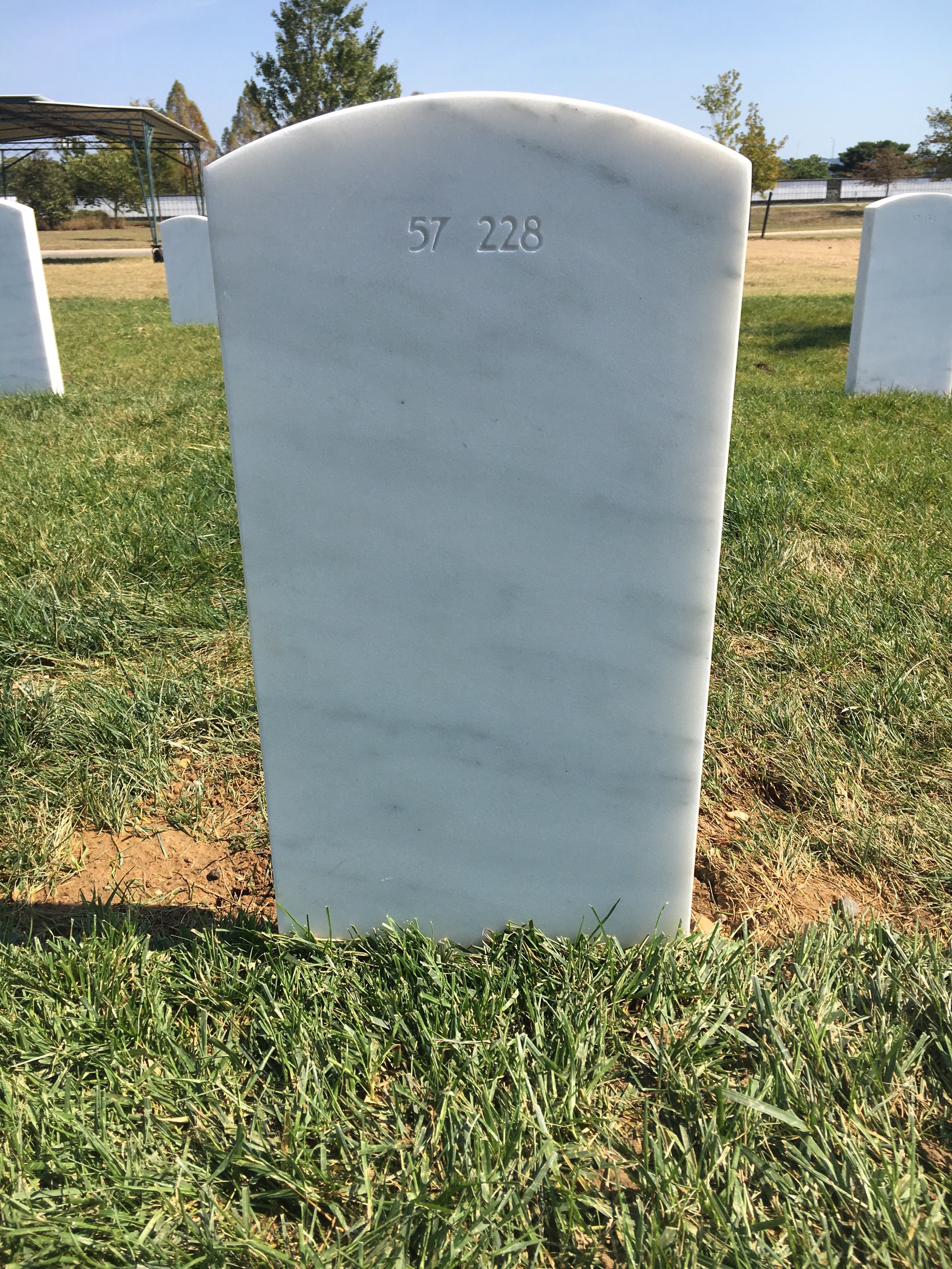Robert C Andrews headstone back