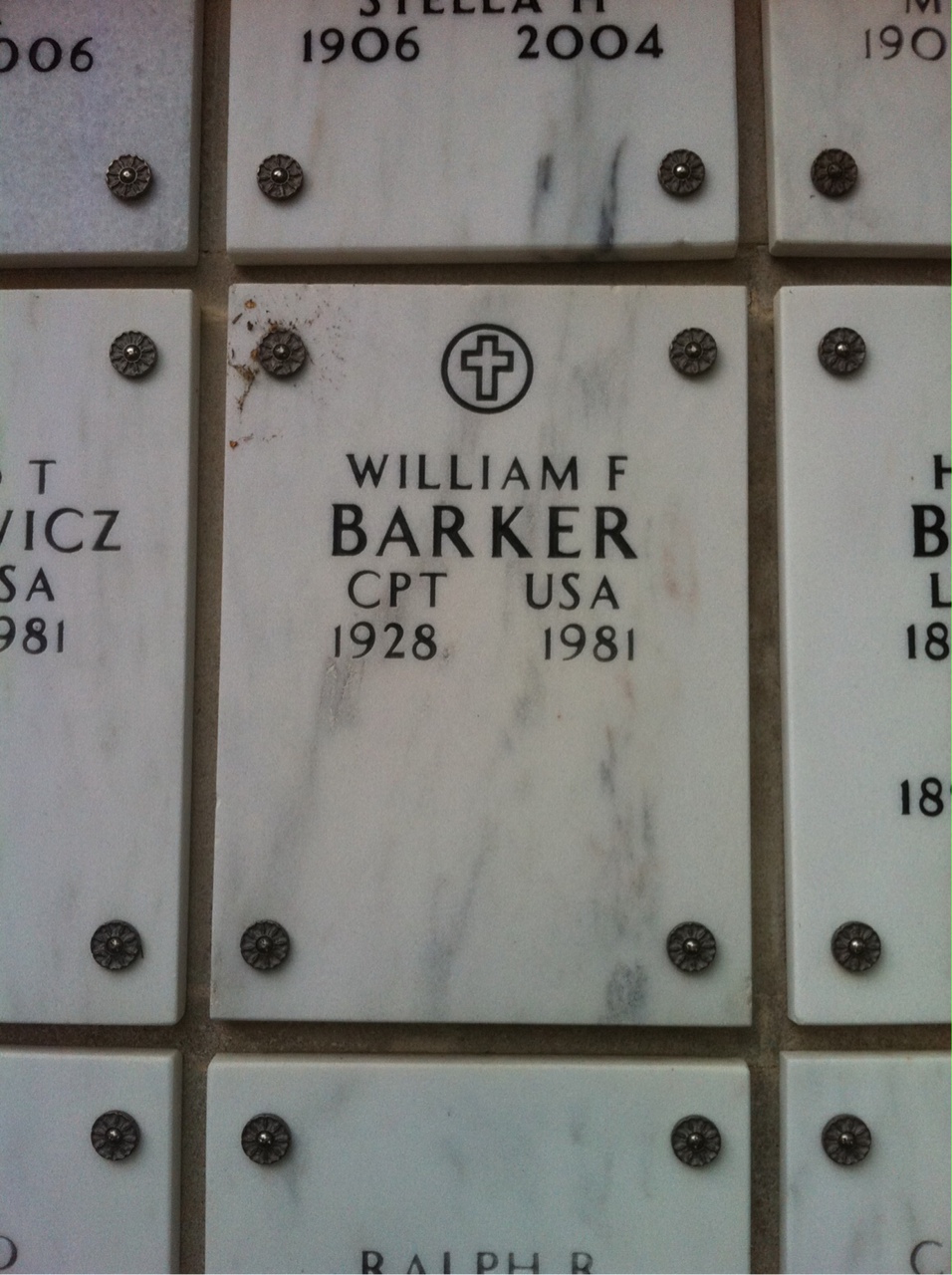 William F Barker