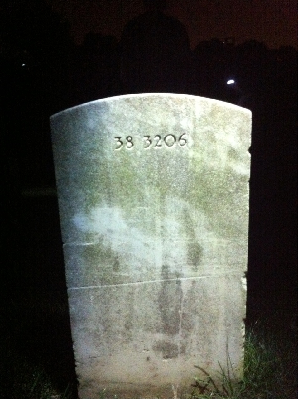 Back of headstone — Roy Murphy