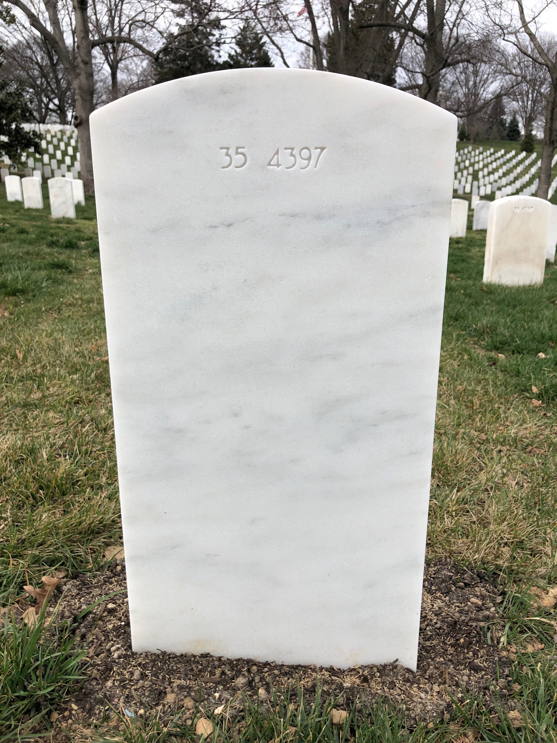 Back of headstone — Thomas Warren Jones