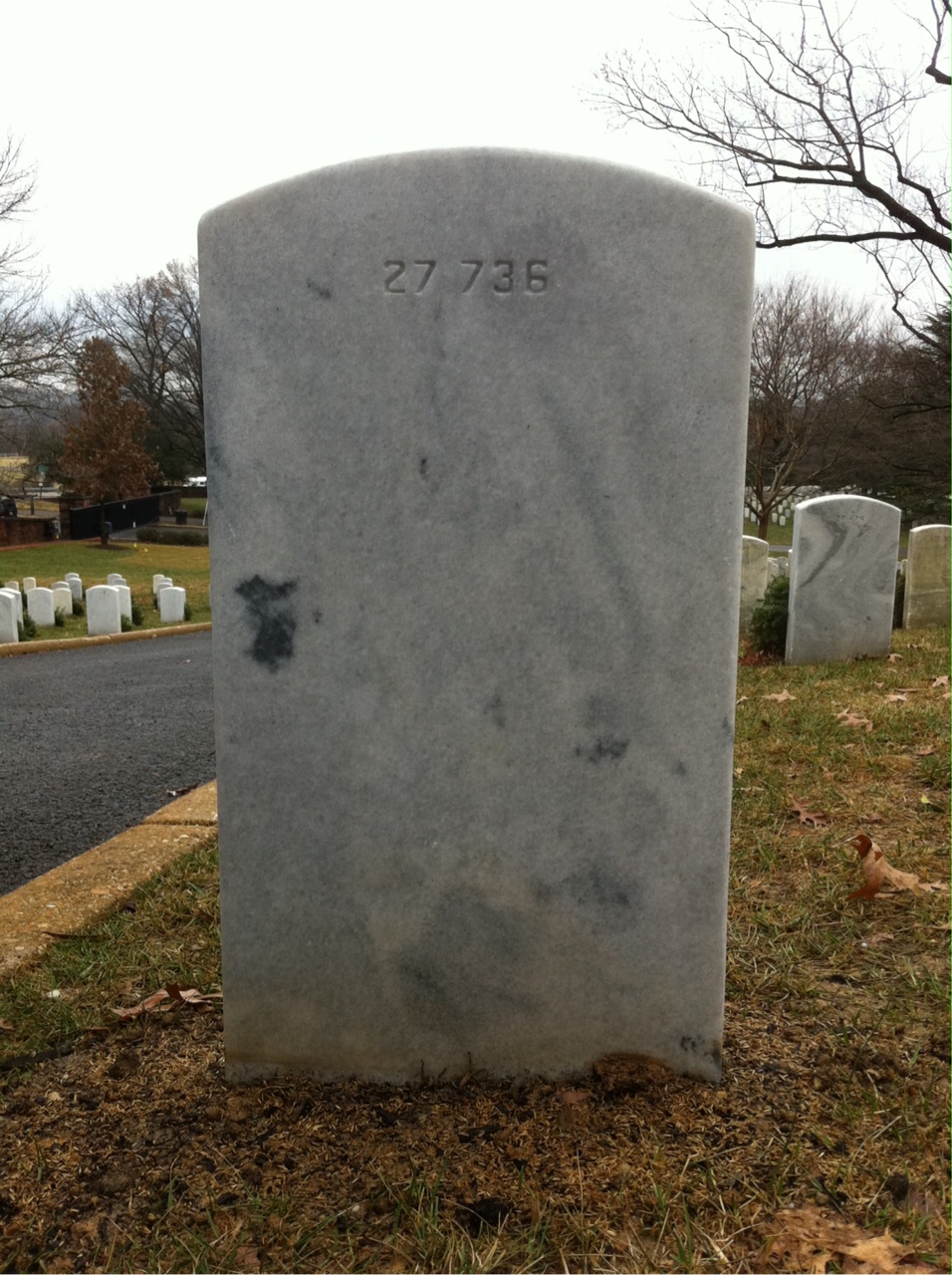 Back of headstone — Daniel Babcock