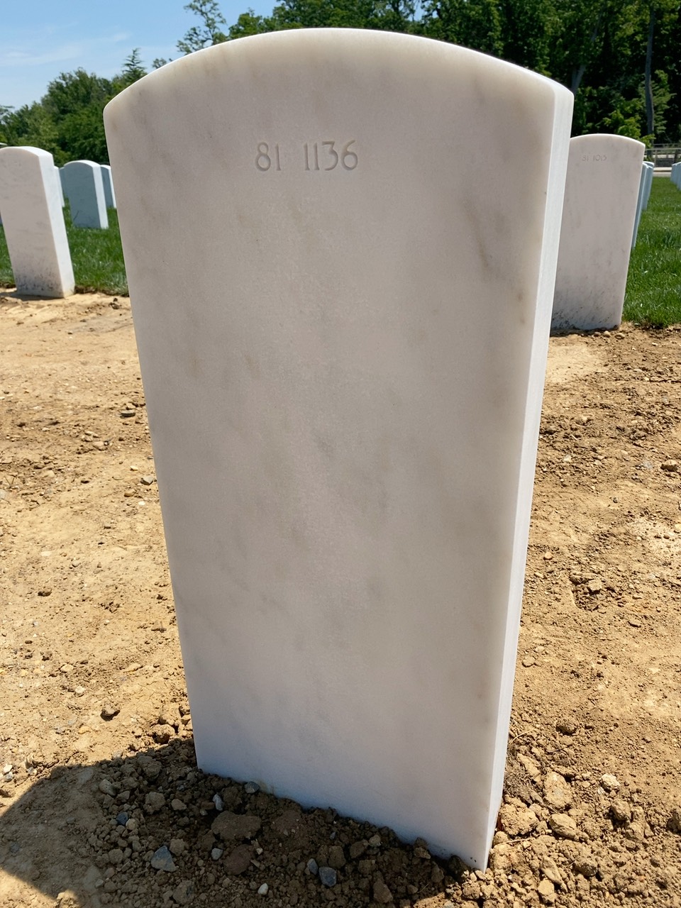 Back of headstone — William Thomas Free