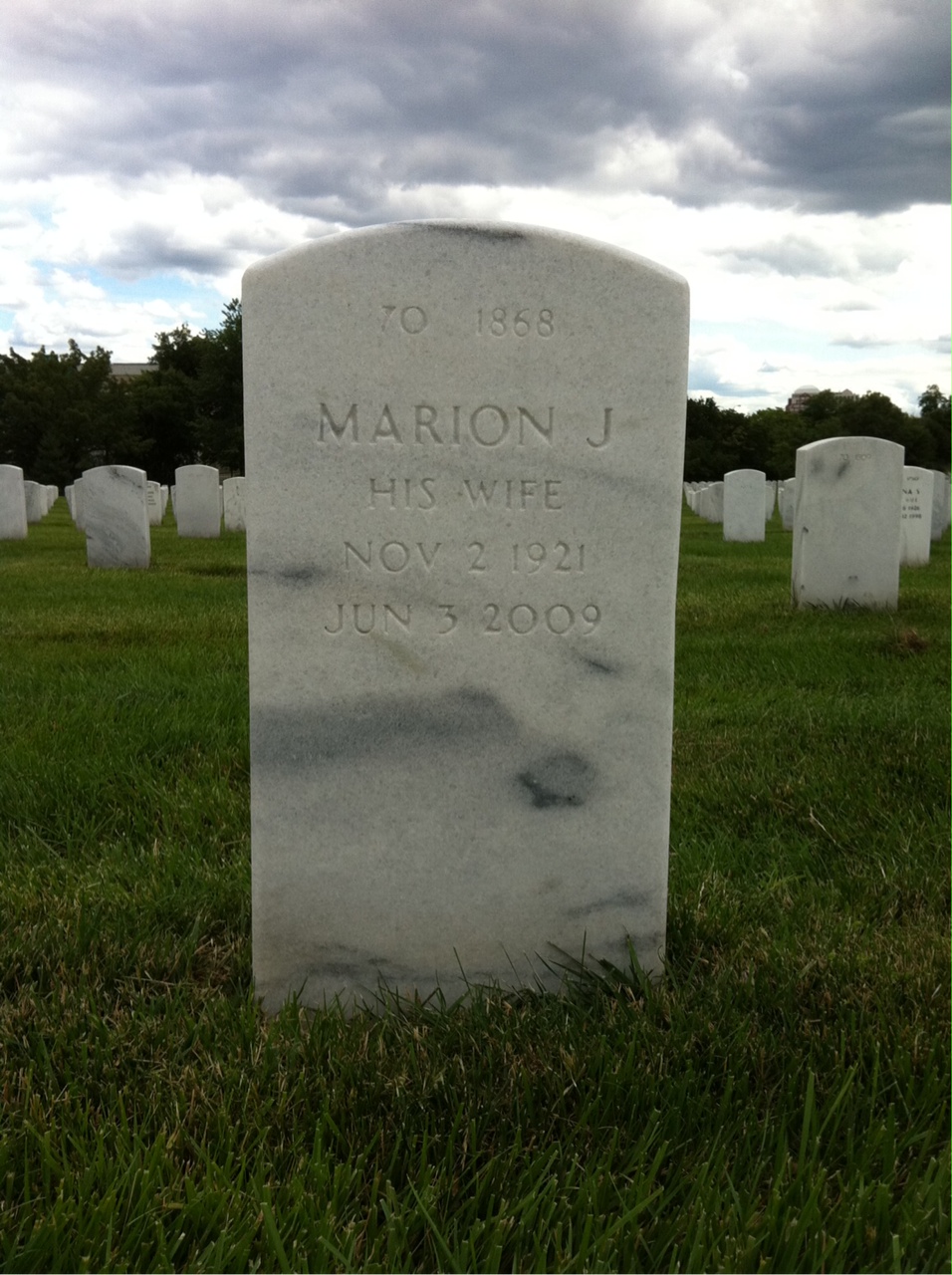 Back of headstone — George Mcgregor