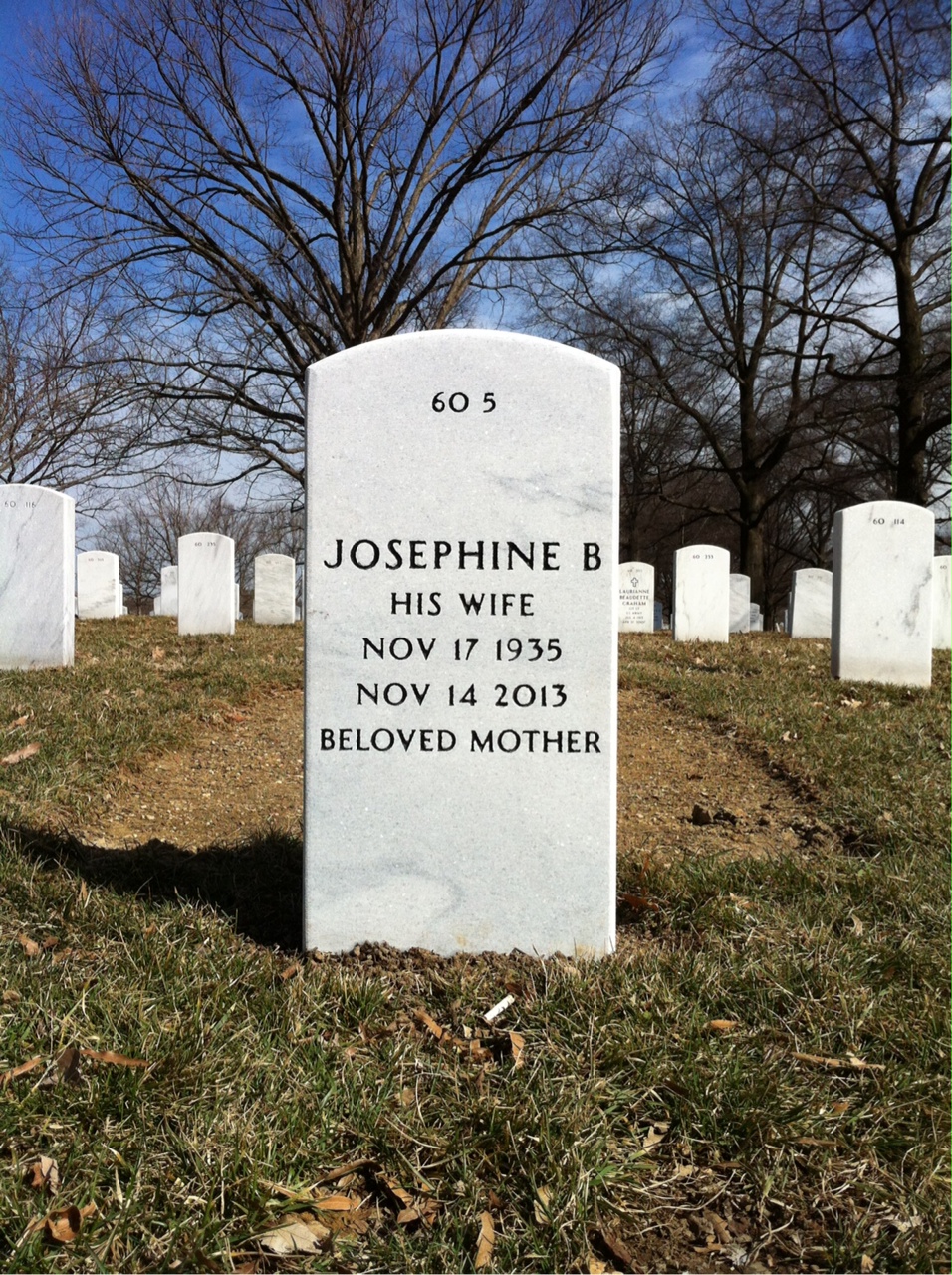 Back of headstone — Willie Smith