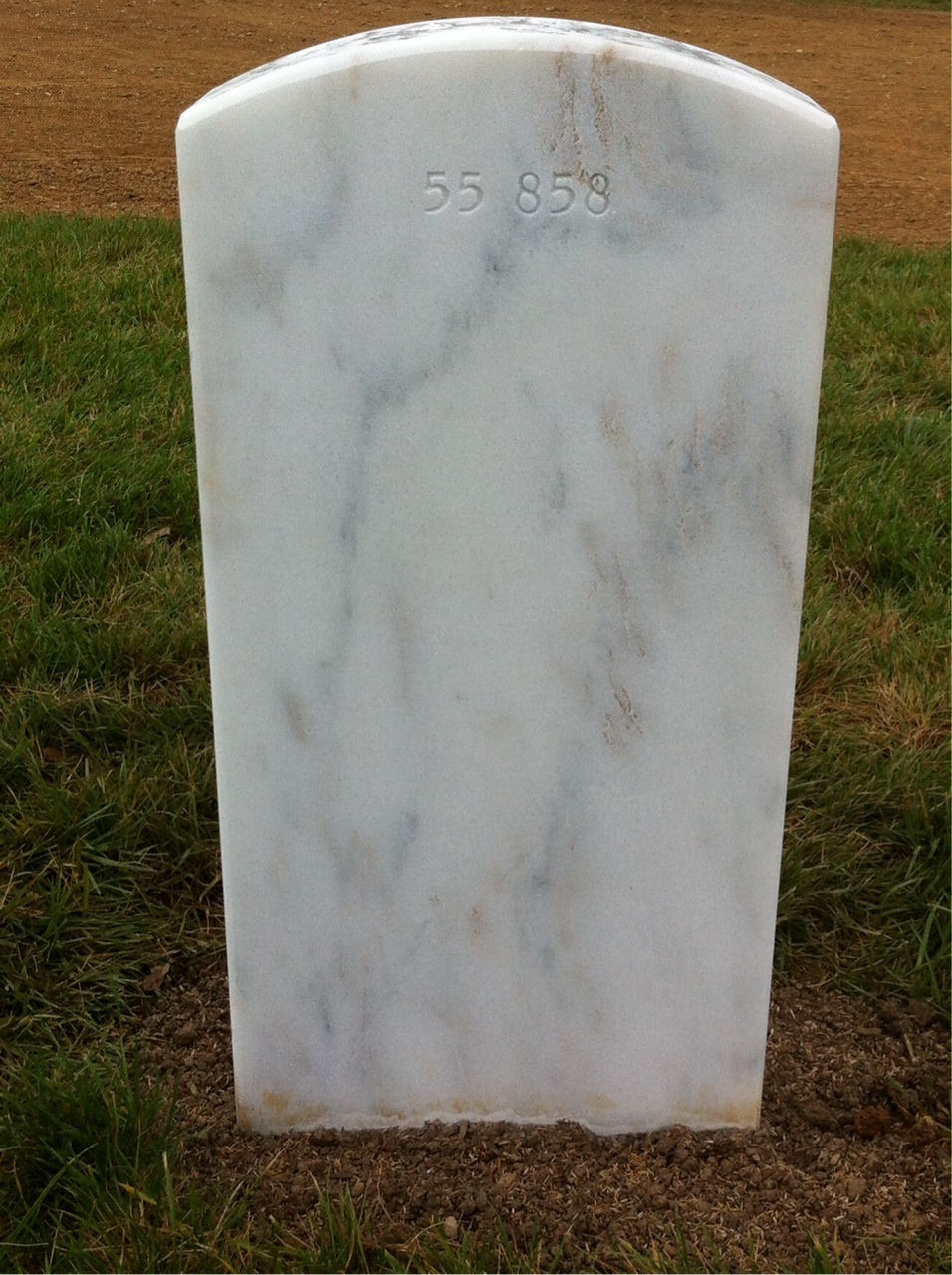 Back of headstone — Donald Balish