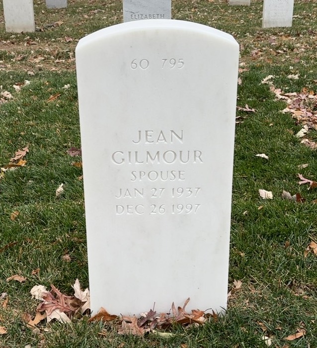 Back of headstone — Walter Anderson