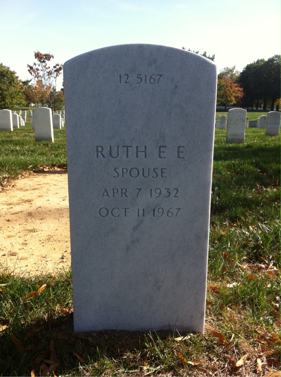 Back of headstone — John Bokor