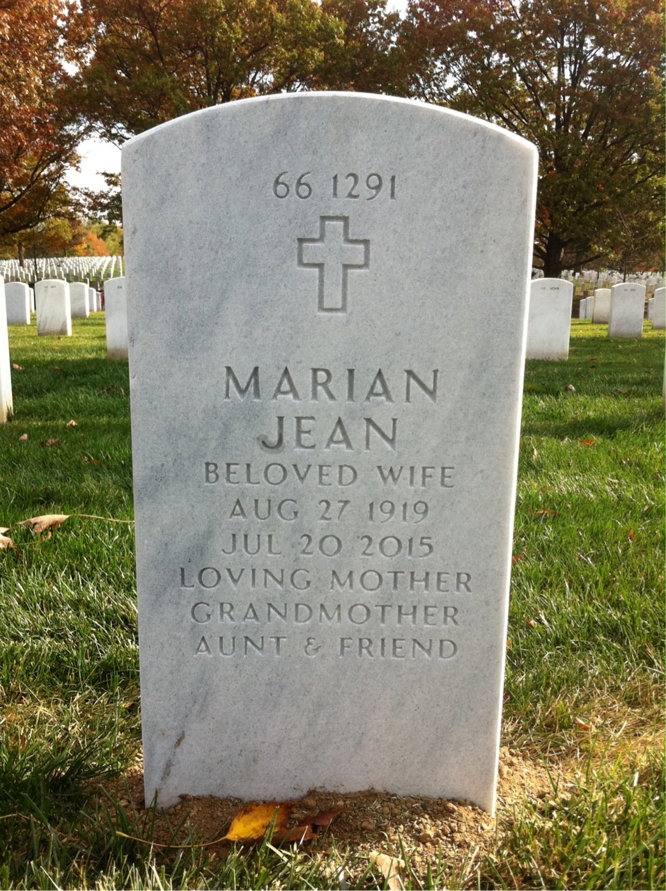 Back of headstone — Paul Mcmillan