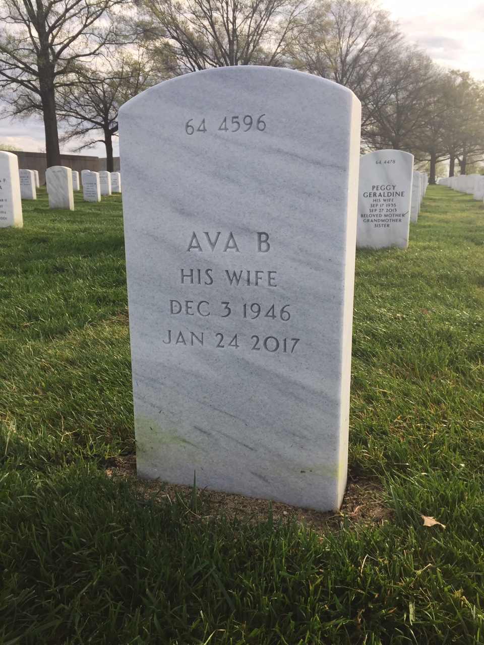 Back of headstone — James Tucker