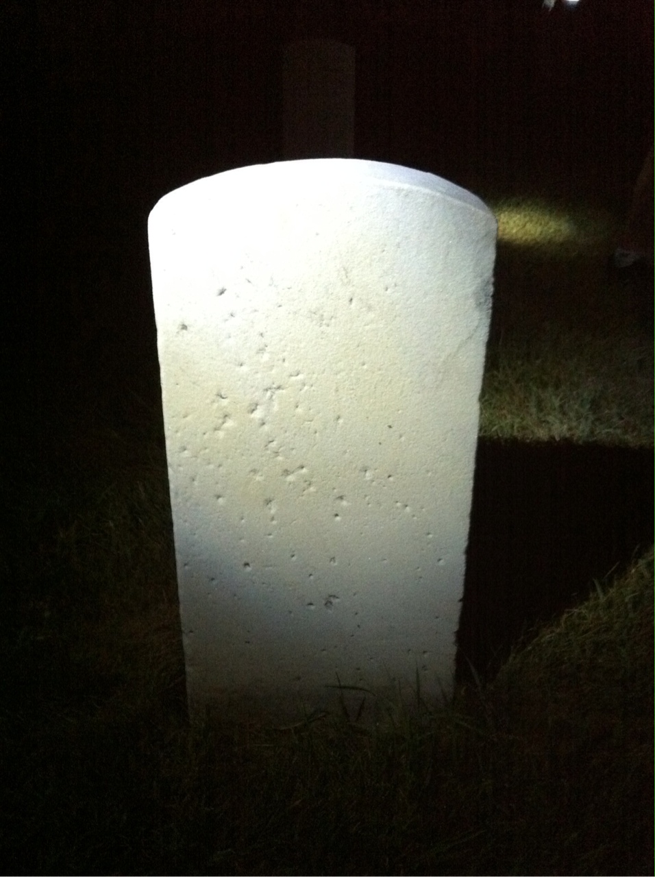 Back of headstone — Joseph Anderson