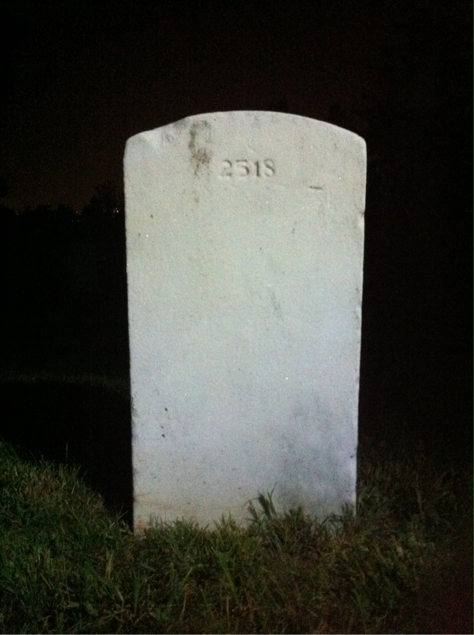 Back of headstone — William Moreman