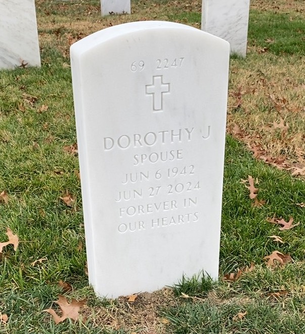 Back of headstone — Vincent Richardson