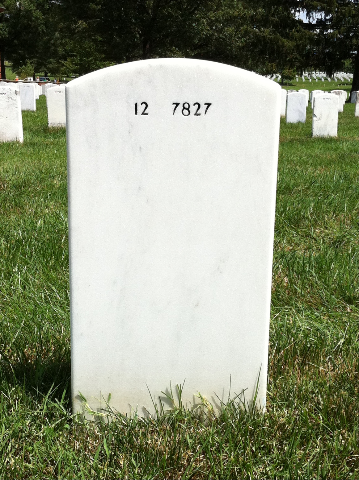 Back of headstone — Neville Lassiter