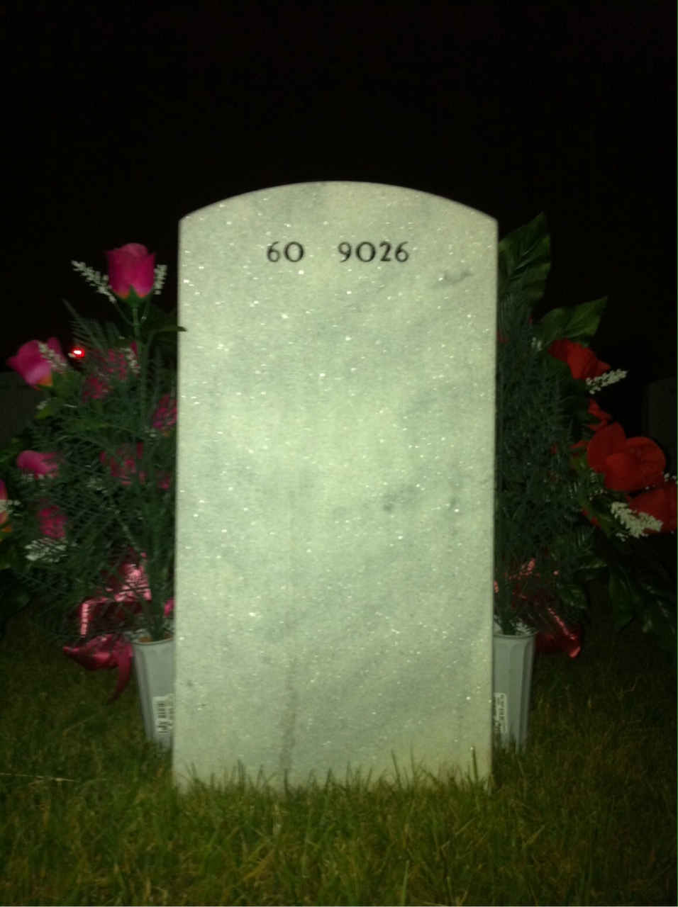 Back of headstone — Robert Barr