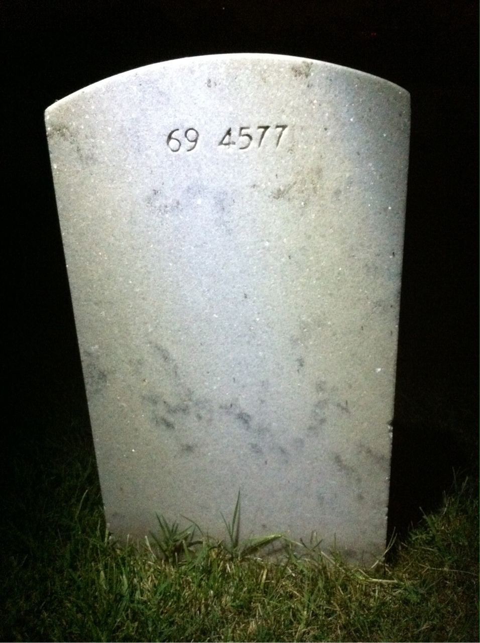 Back of headstone — Charles Joseph Kellenbenz