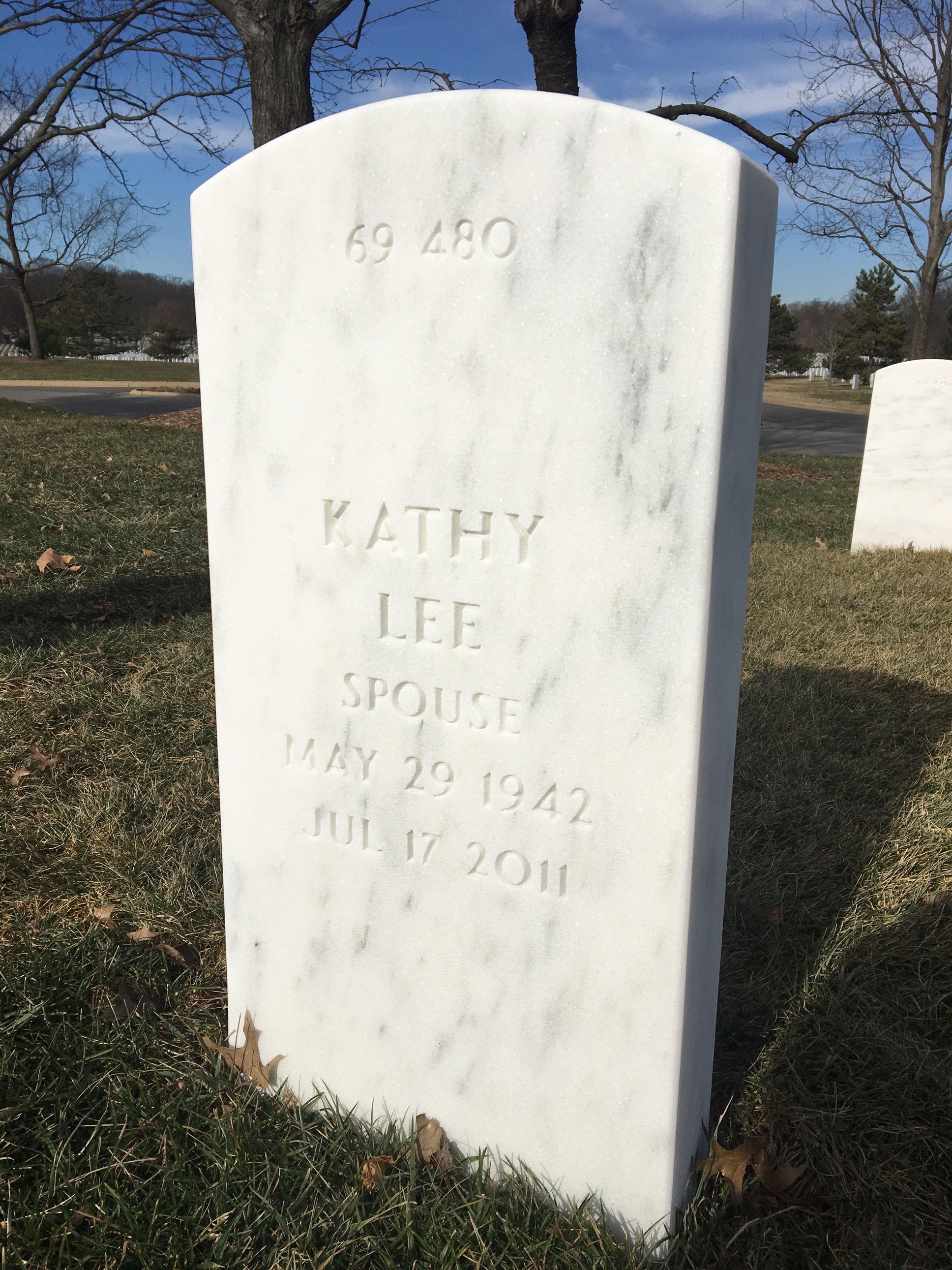 Back of headstone — Stanley Arceneaux