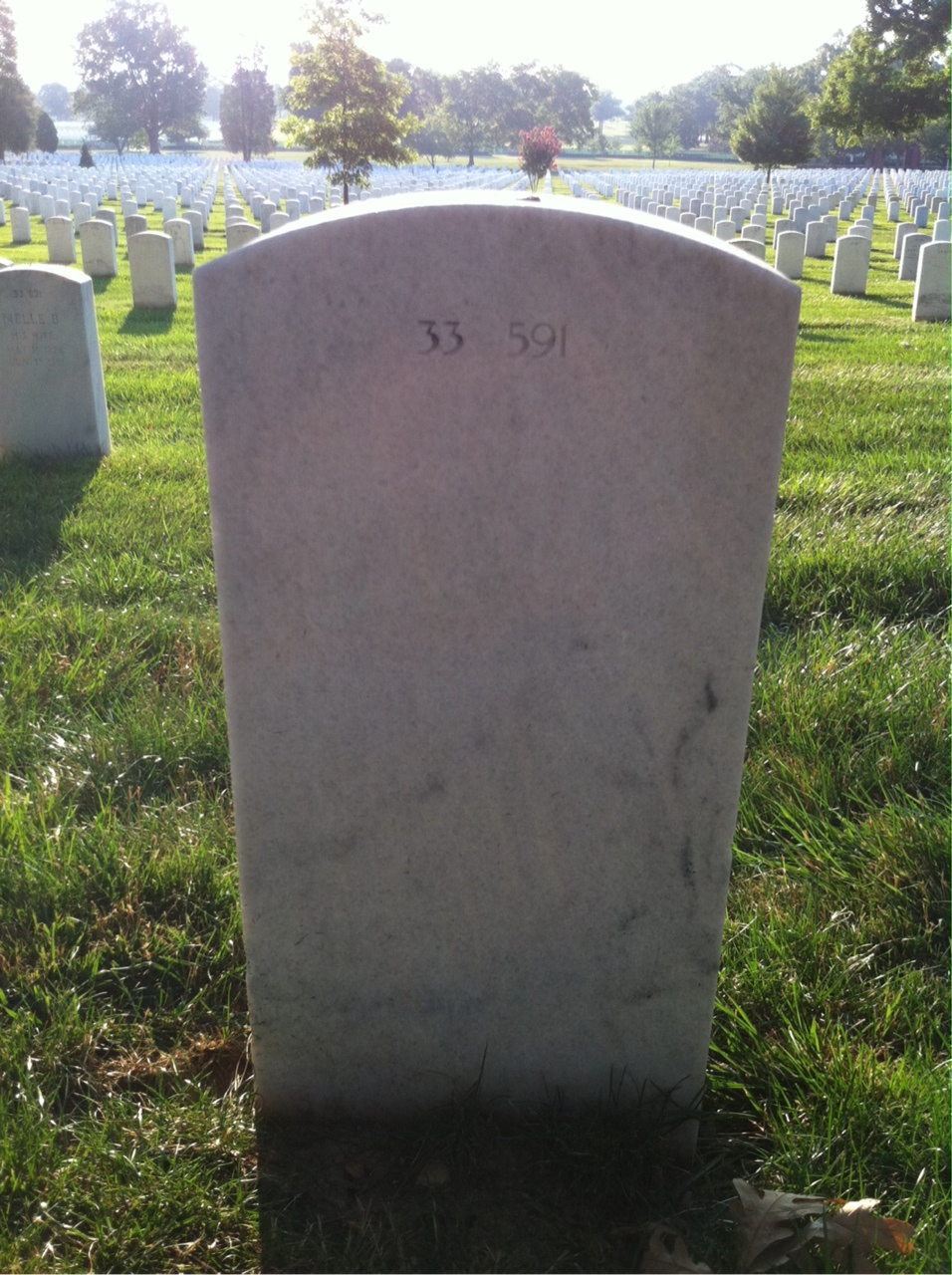 Back of headstone — Evelyn Brennan