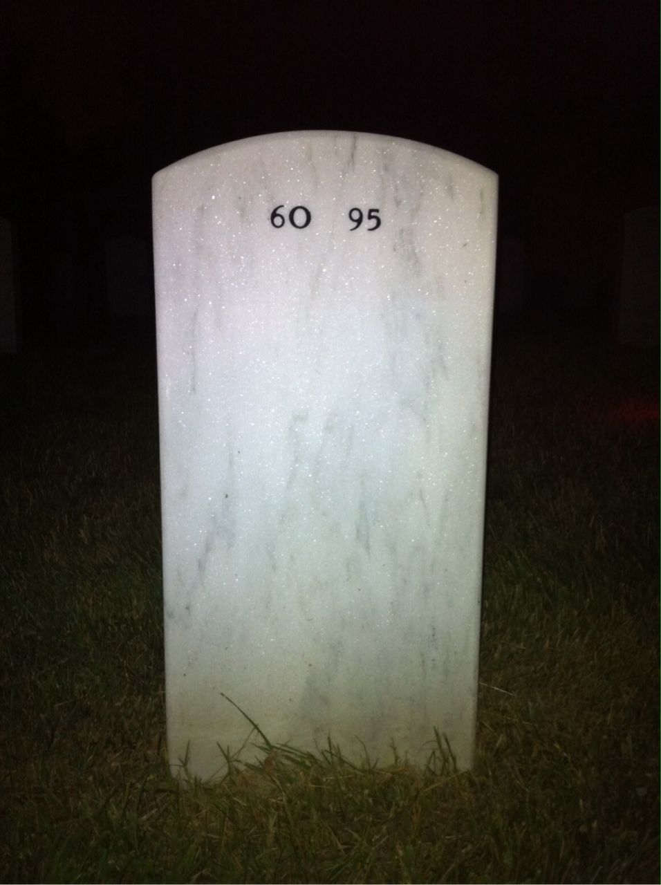 Back of headstone — Johann Kasten