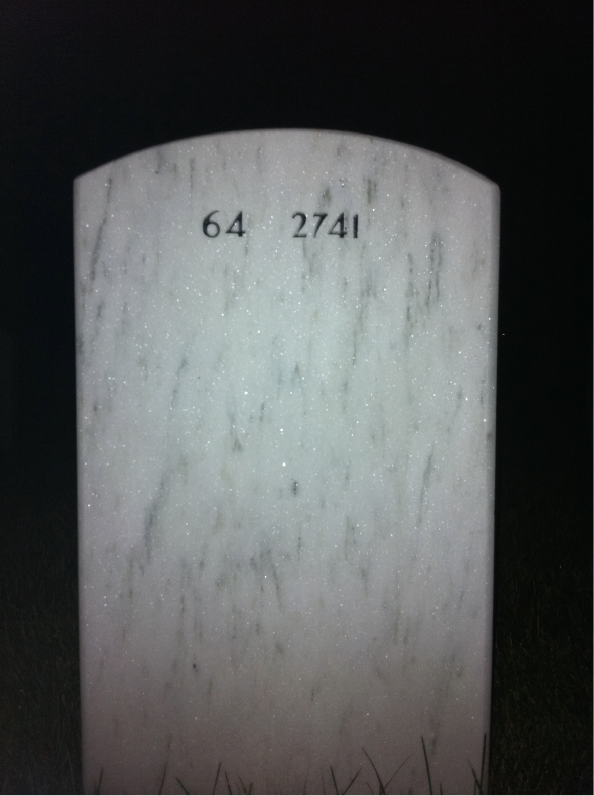 Back of headstone — Antonio Caso