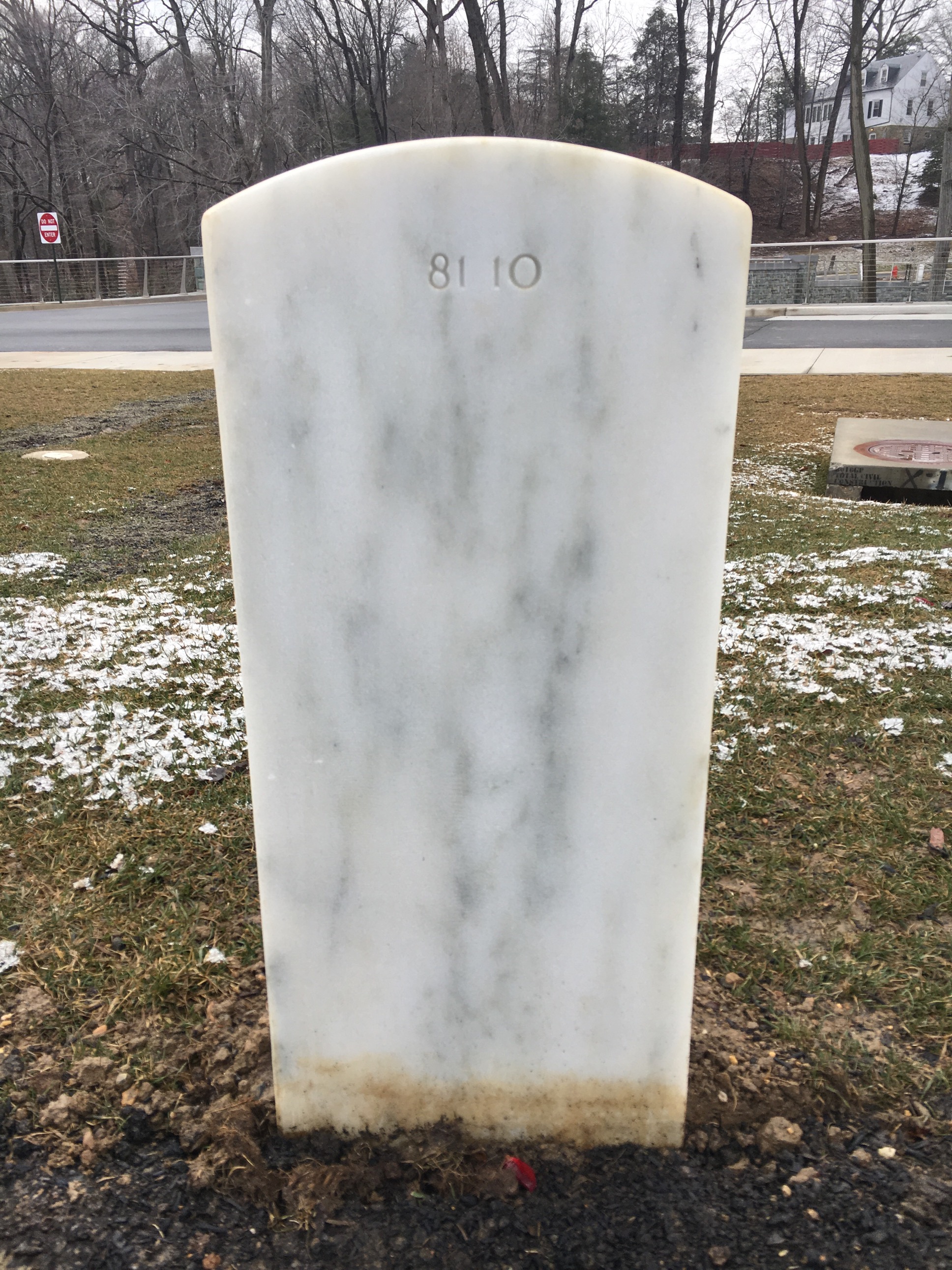 Back of headstone — A Baity