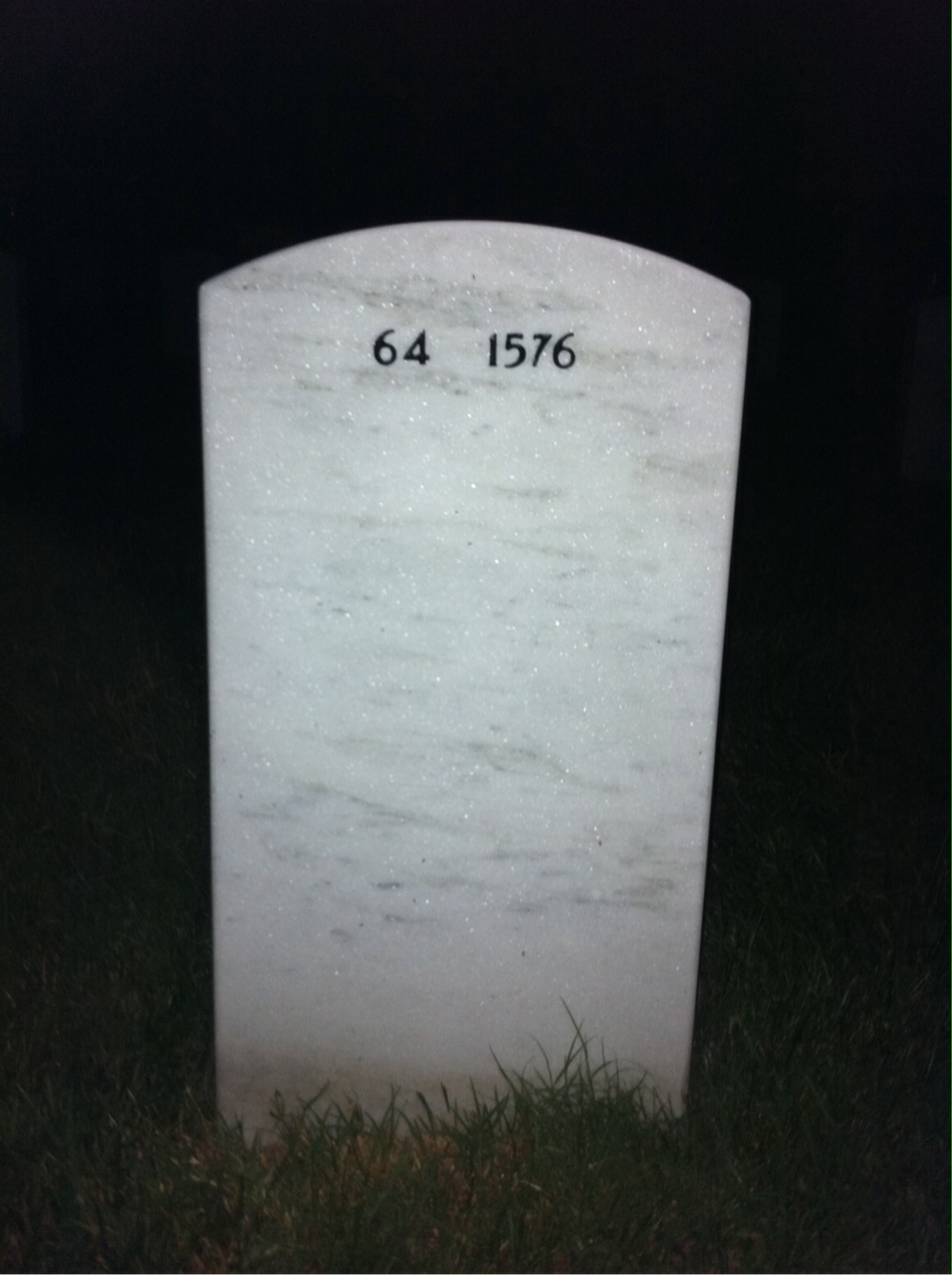 Back of headstone — Edward Broderick