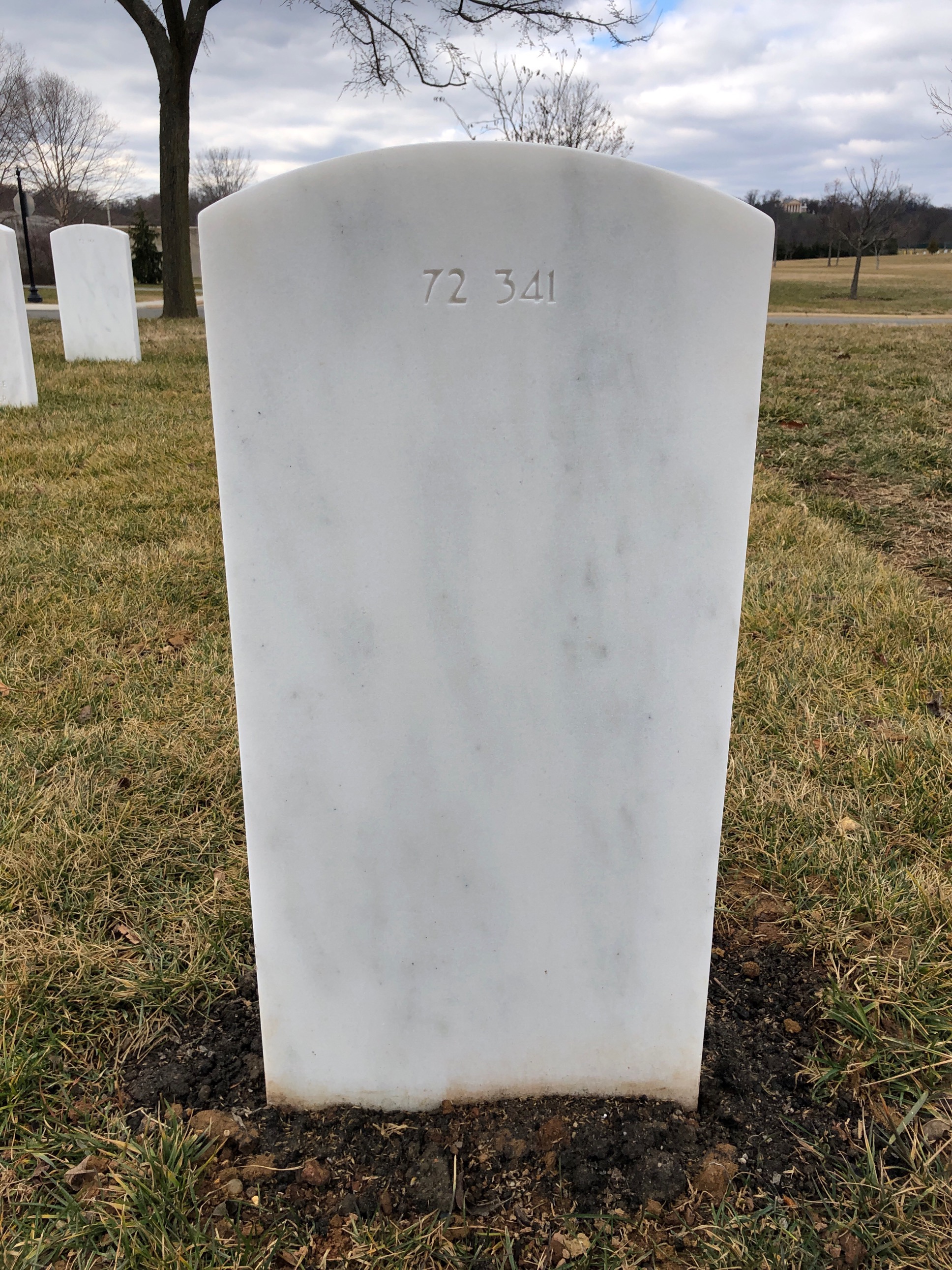 Back of headstone — Bruce Frederick Ferweda