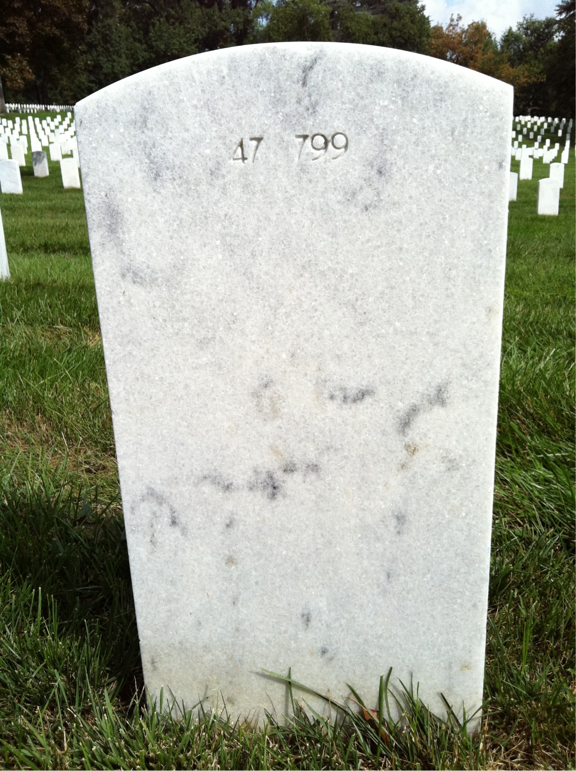 Back of headstone — Edwin Mobray
