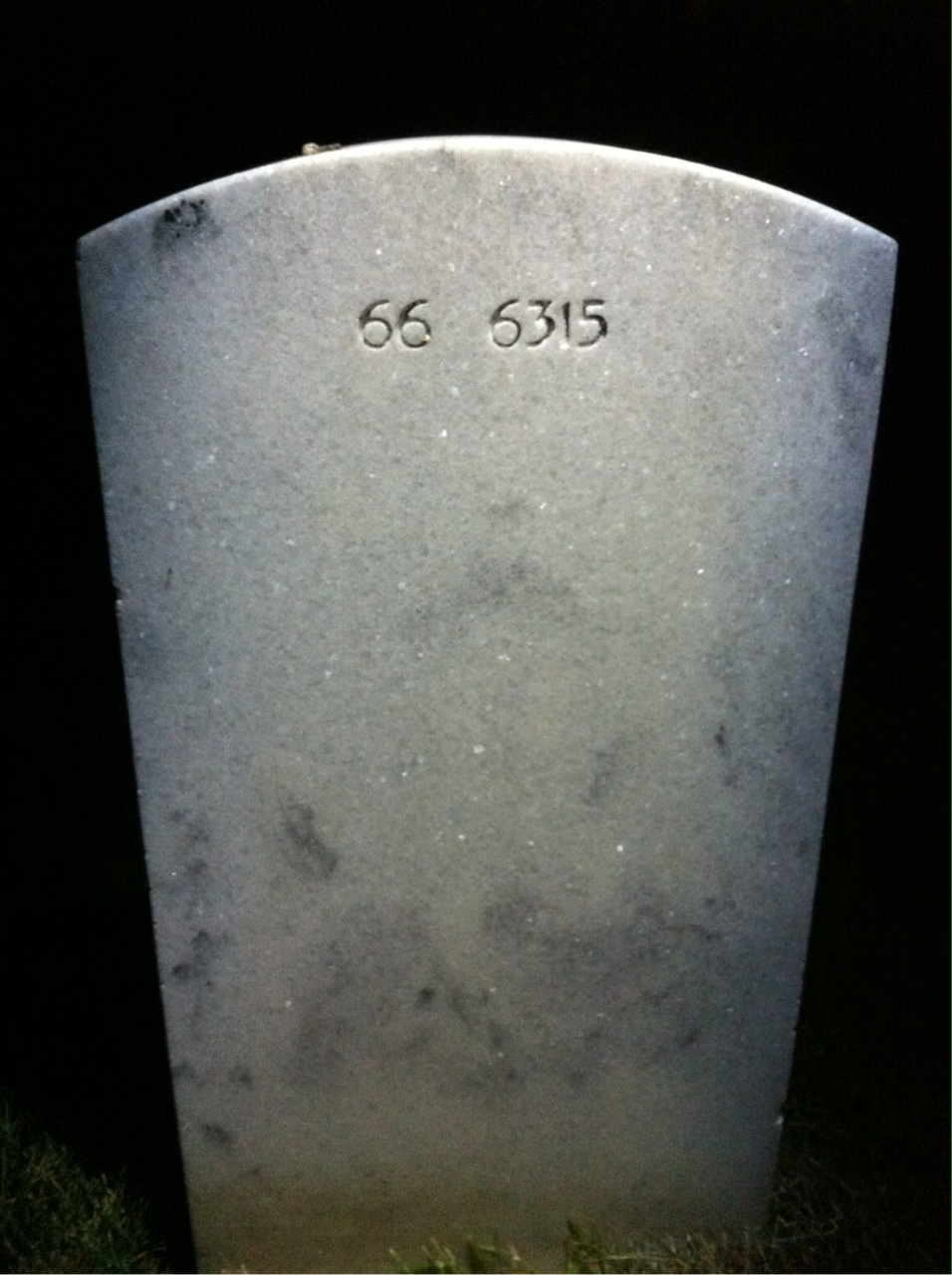 Back of headstone — Stanley Louis Penkova