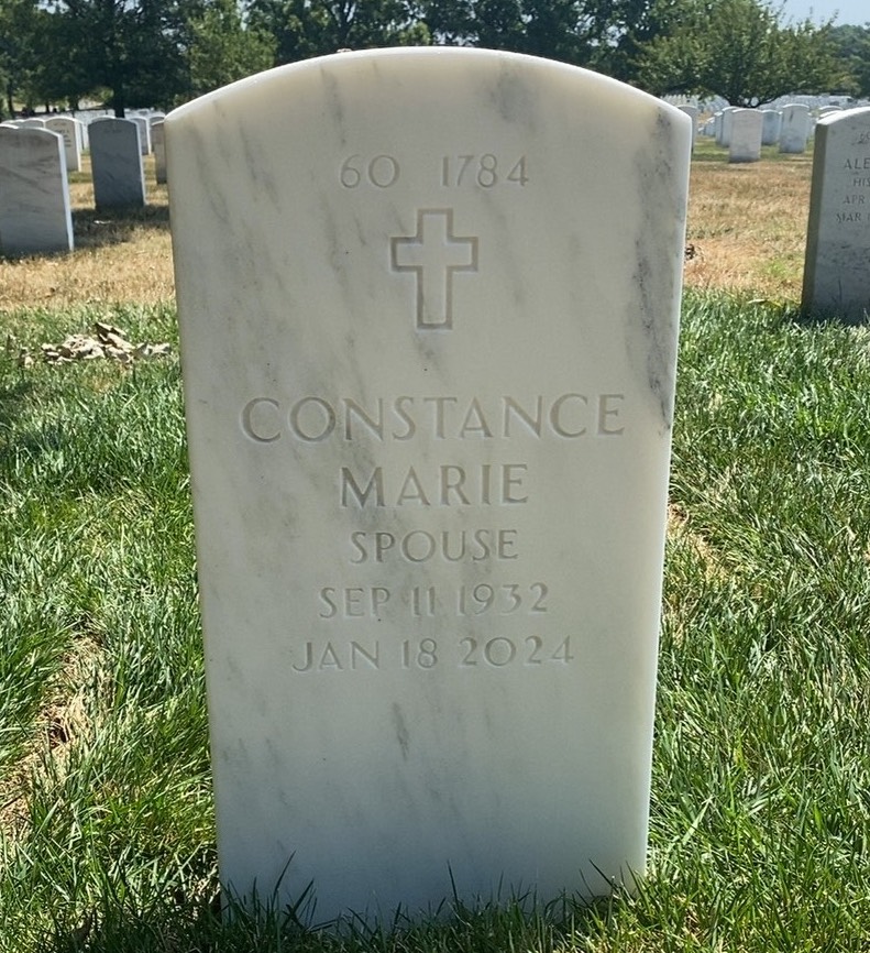 Back of headstone — Robert Ginnis