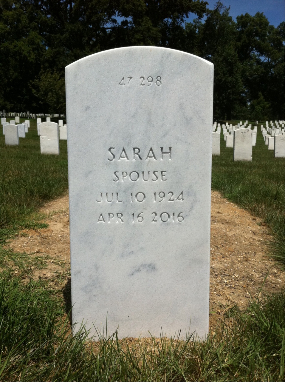 Back of headstone — James Mccray