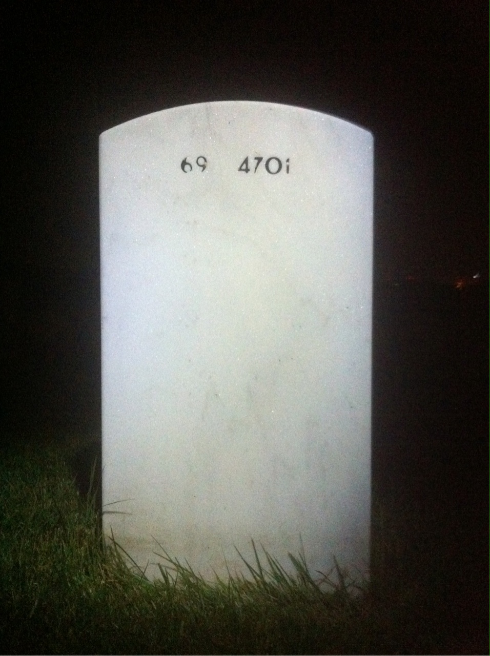 Back of headstone — Felix Deresky