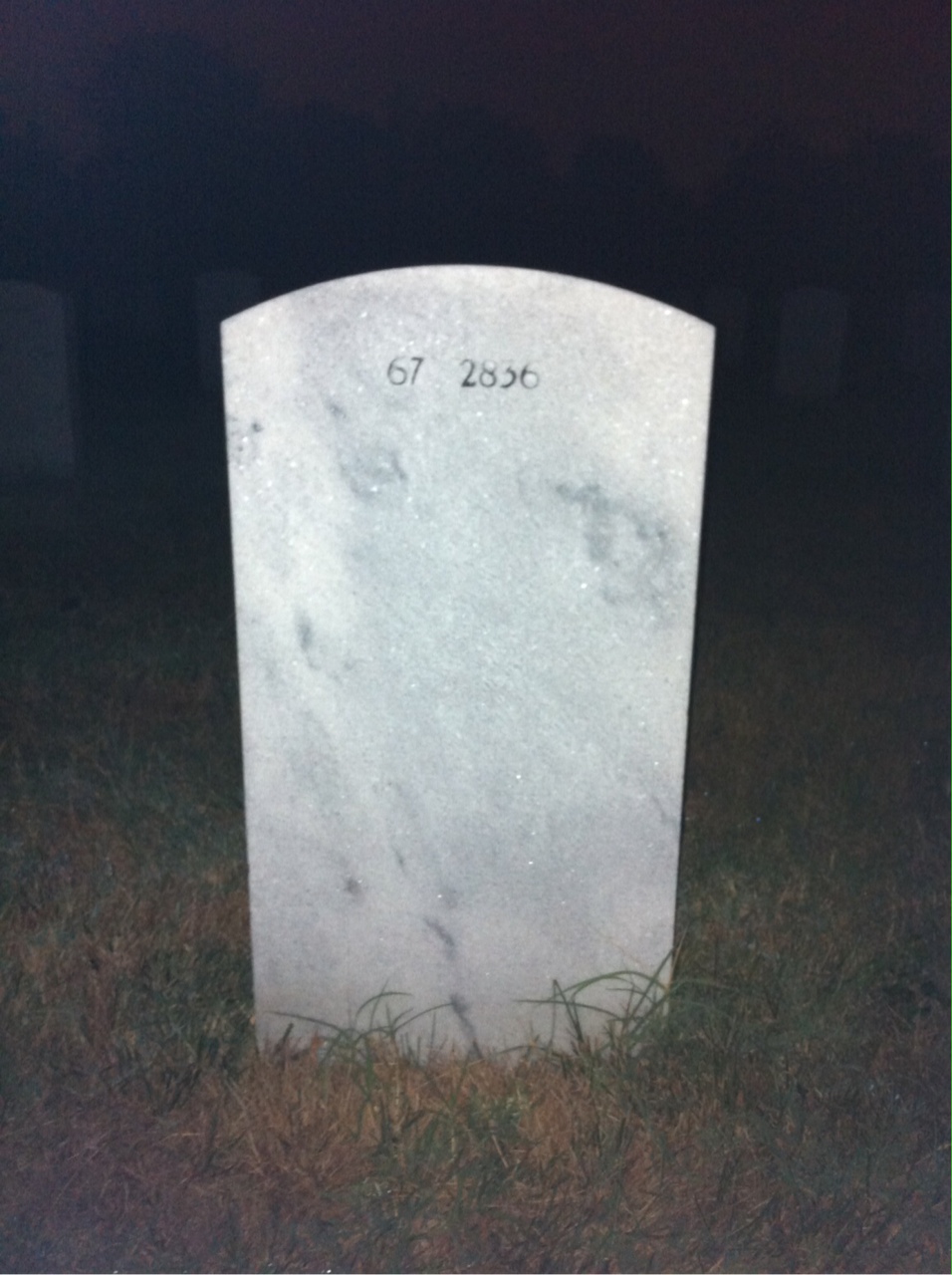 Back of headstone — Edward Bauerband