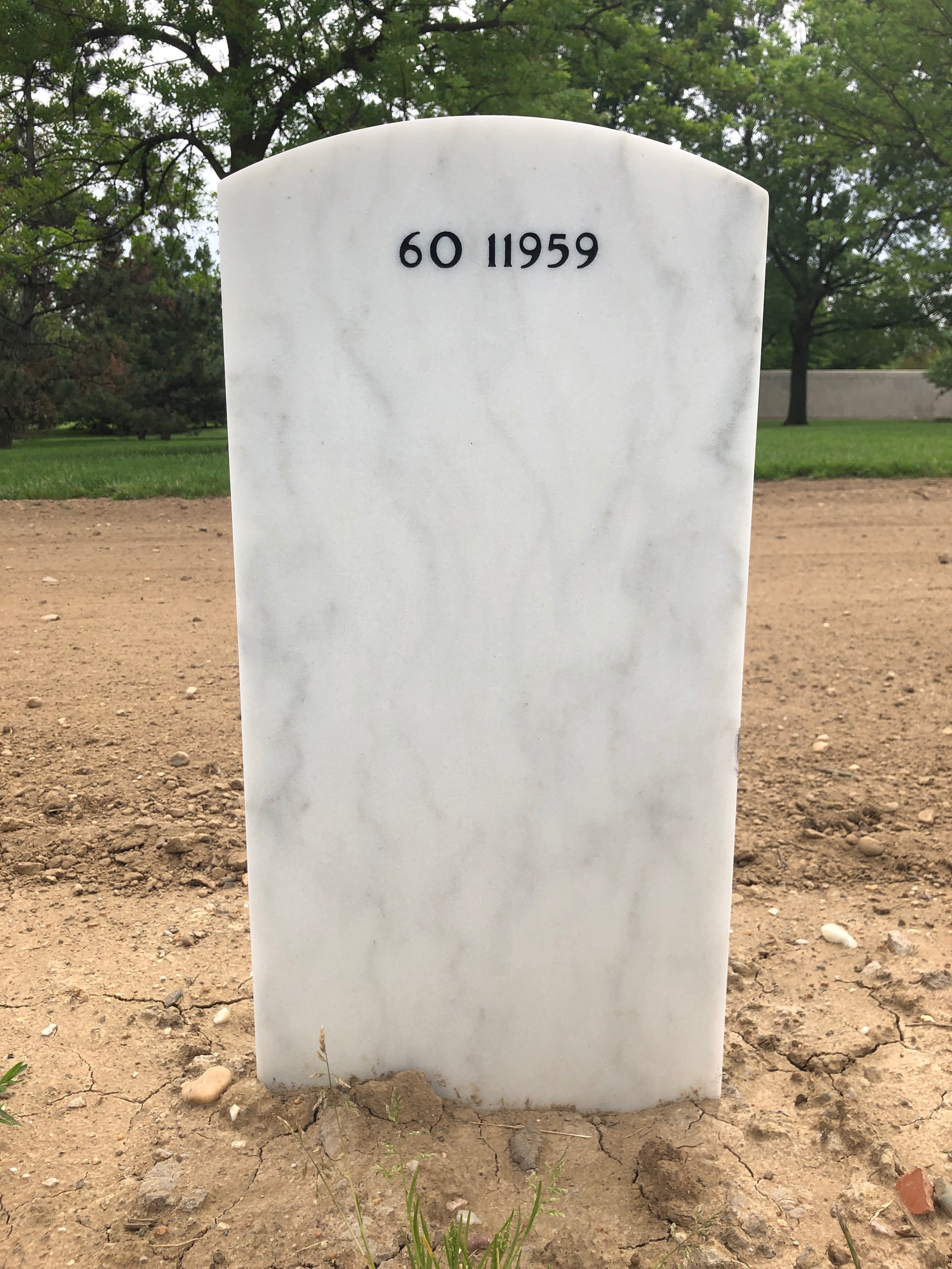 Back of headstone — Ryan Phaneuf