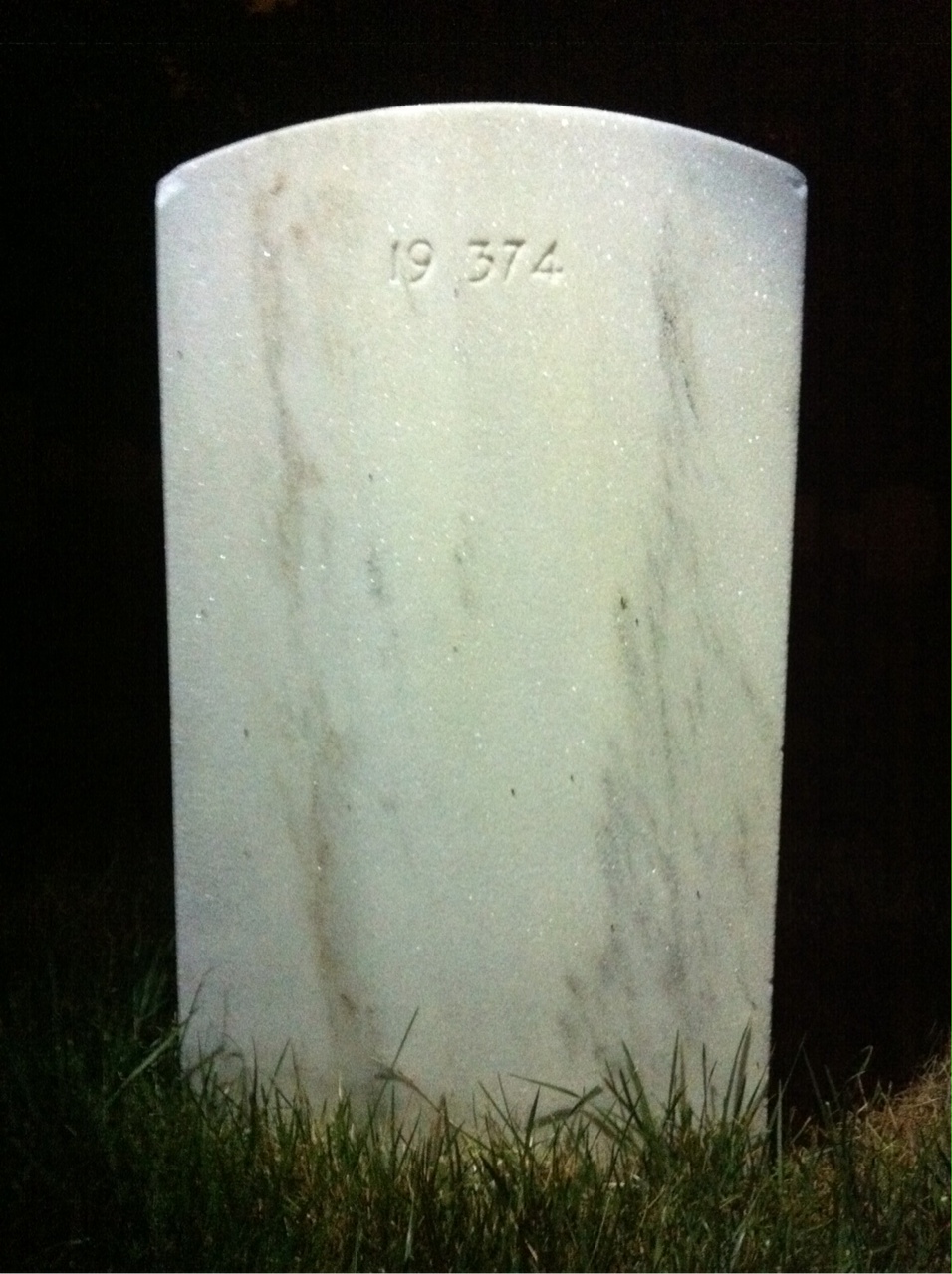 Back of headstone — William Mungo
